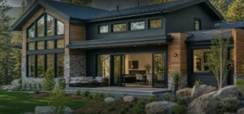 House exterior in an illustrative company portfolio